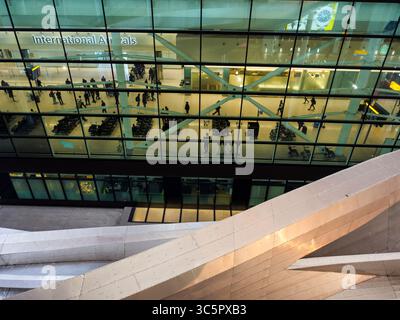 18. März 2020, London, Vereinigtes Königreich: Das internationale Ankunftsterminal am Londoner Flughafen Heathrow während der COVID-19-Epidemie (neuartiges Coronavirus). (Kreditbild: © David Gross/ZUMA Wire) Stockfoto