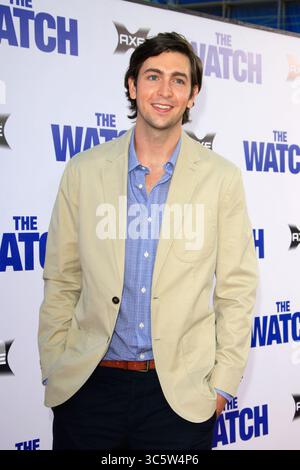Juni 2012, Los Angeles, CA, USA: LOS ANGELES - 23. JUN: Nicholas Braun bei der Premiere von „The Watch“ im Chinese Theater am 23. Juni 2012 in Los Angeles, CA12 (Credit Image: © Kathy Hutchins via ZUMA Wire) Stockfoto
