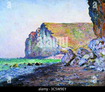 Monet - Cliffs at Les Petites-Dalles, 1884. Stockfoto