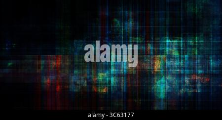 Grunge-Code-Hintergrundmuster Mit Digitalen Elementen Stockfoto