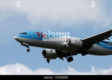 BOEING 737 MAX 8, G-TUMF Stockfoto