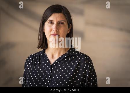 29. April 2020, St. Paul, MN, USA: Autor Curtis Sittenfeld posiert für ein Porträt im Minnesota State Capitol am Mittwoch, 29. April 2020 in St. Paul, Minn. (Credit Image: © TNS via ZUMA Wire) Stockfoto