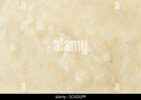 Gesundes hausgemachtes Frühstück Farina Porridge in einer Schüssel mit Butter Stockfoto