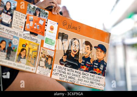 Budapest, Ungarn. 31. Juli 2025. Fans, F1 Grand Prix von Ungarn am 31. Juli 2025 in Budapest, Ungarn. (Foto von HOCH ZWEI) Credit: dpa/Alamy Live News Stockfoto