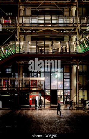 Le Centre Pompidou, Paris, France. Stockfoto
