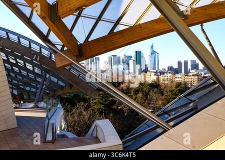 Fondation Louis Vuitton, Paris, Frankreich. Stockfoto