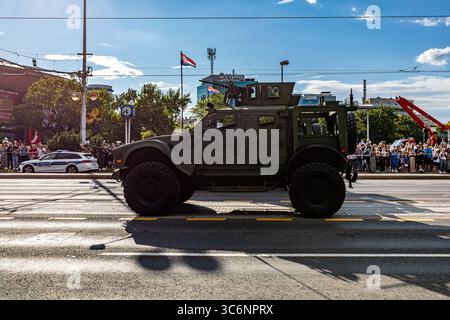 Juni 31, Zagreb, Kroatien, Parade der kroatischen Streitkräfte und Armee anlässlich des 30. Jahrestages der Befreiung durch Operation Storm Stockfoto