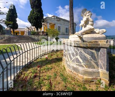 Achilleion Palast auf der Insel Korfu in Griechenland Stockfoto
