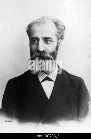 Ferdinand Frederick Henri Moissan (* 28. September 1852 bis 20. Februar 1907) war ein französischer Chemiker, der 1906 den Nobelpreis für Chemie für seine Arbeit zur Isolierung von Fluor aus seinen Verbindungen gewann. ©TopFoto Stockfoto