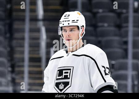 22. Januar 2021: Dustin Brown (23) der Los Angeles Kings während eines Spiels der National Hockey League zwischen den Los Angeles Kings und den St. Louis Blues im Enterprise Center in St. Louis City, MO Richard Ulreich/CSM (Credit Image: &Copy; Richard Ulreich/CSM via ZUMA Wire) Stockfoto