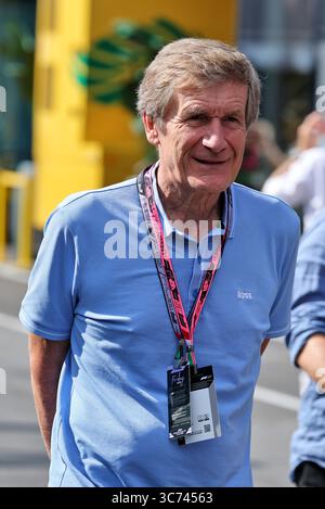 Budapest, Ungarn. August 2025. Thierry Boutsen (BEL). 01.08.2025. Formel-1-Weltmeisterschaft, Rd 14, Großer Preis Von Ungarn, Budapest, Ungarn, Übungstag. Quelle: James Moy/Alamy Live News Stockfoto