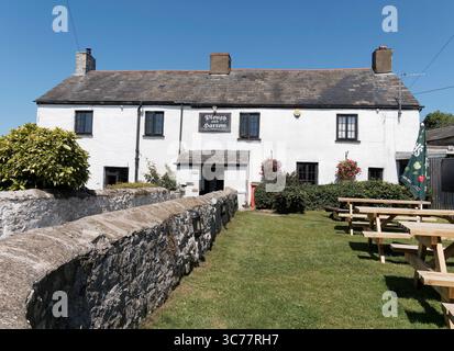 Pflug and Harrow Public House, Monknash, Pembrokeshire, Wales, Vereinigtes Königreich, Europa Stockfoto