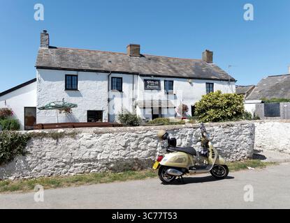 Pflug and Harrow Public House, Monknash, Pembrokeshire, Wales, Vereinigtes Königreich, Europa Stockfoto