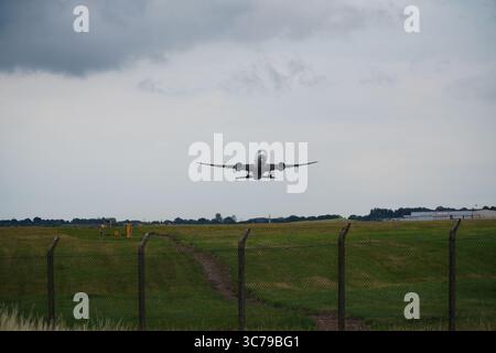 Qatar Airways Boeing 787 - Birmingham International Airport Stockfoto