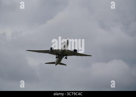 Qatar Airways Boeing 787 - Birmingham International Airport Stockfoto