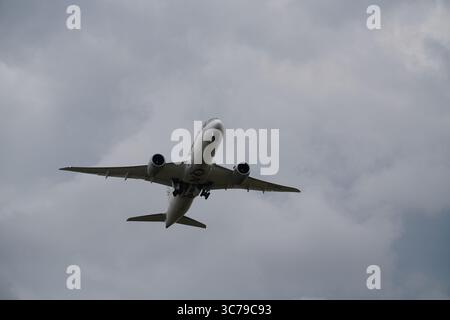 Qatar Airways Boeing 787 - Birmingham International Airport Stockfoto