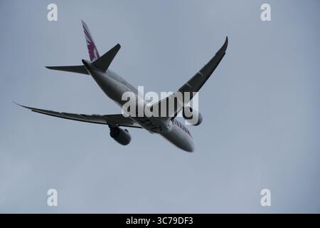 Qatar Airways Boeing 787 - Birmingham International Airport Stockfoto