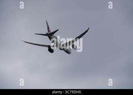 Qatar Airways Boeing 787 - Birmingham International Airport Stockfoto