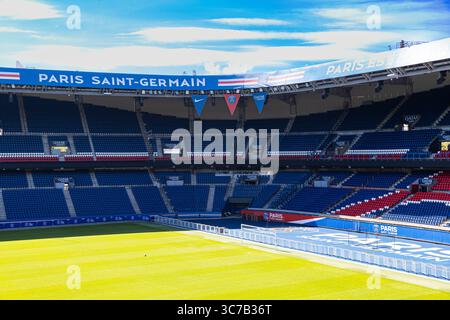 Parc des Princes, Fußballstadion der PSG, Paris, Frankreich Stockfoto