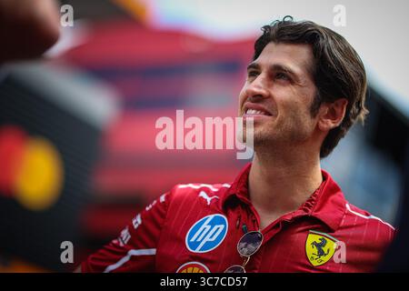 Antonio Giovinazzi, (ITA) 24 Stunden von Le Mans 2023 Gewinner für Ferrari und ehemaliger f1-Fahrer mit Alfa Romeo sauber, Reserve- und Testfahrer für Ferrari F1, d Stockfoto