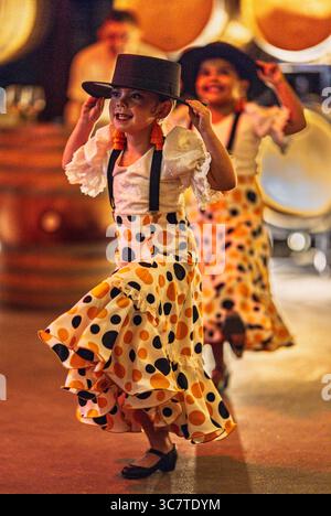 Santa Barbara, USA. August 2025. Puro Flamenco feiert die alten spanischen Tage mit seinem 4. Veranstaltungsort des Tages im Barrel Room der Carr Winery in Santa Barbara, KALIFORNIEN am 1. August 2025. (Foto: Rod Rolle/SIPA USA) Credit: SIPA USA/Alamy Live News Stockfoto