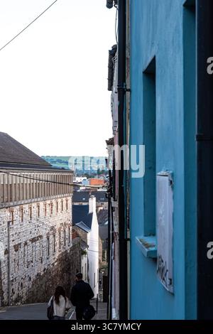 25. Juli 2025 Cork, Irland Entdecken Sie die charmante und malerische Street View in einer malerischen Stadt voller Charakter Stockfoto
