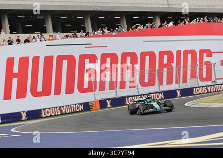 Ungarn, Ungarn. August 2025. Qualifikation, während der FIA Formel-1-Weltmeisterschaft F1 Grand Prix von Ungarn 2025, 2. August, in Budapest, Ungarn Credit: Independent Photo Agency/Alamy Live News Stockfoto