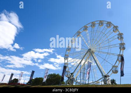 Atmosphäre beim Großen Preis der Formel 1 von Ungarn 2025, der 14. Runde der Formel-1-Weltmeisterschaft 2025, die vom 1. Bis 3. August 2025 in Budapest stattfindet. (Foto: Philippe Nanchino/Alamy) Stockfoto