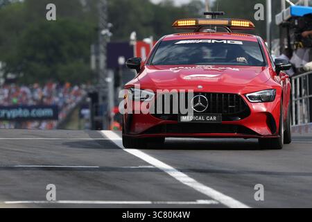 Atmosphäre beim Großen Preis der Formel 1 von Ungarn 2025, der 14. Runde der Formel-1-Weltmeisterschaft 2025, die vom 1. Bis 3. August 2025 in Budapest stattfindet. (Foto: Philippe Nanchino/Alamy) Stockfoto