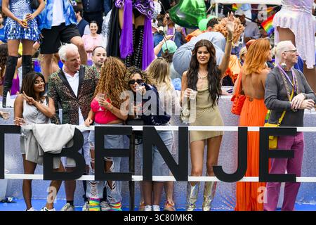 Amsterdam, Niederlande, 2025 2011-08-02 13:38:27 RTL Boot Credit: NL Beeld / Patrick van EMST Credit: NL Beeld/Alamy Live News Stockfoto
