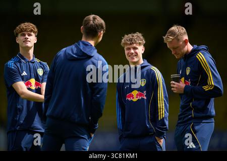 Leeds, Großbritannien. August 2025. LEEDS, ENGLAND - 2. AUGUST: Spieler von Leeds United während des Freundschaftsspiels zwischen Leeds United und Villarreal CF im Elland Road Stadium am 2. August 2025 in Leeds, England. (Foto von Francisco Macia/Photo Players Images/Magara Press) Credit: Magara Press SL/Alamy Live News Stockfoto
