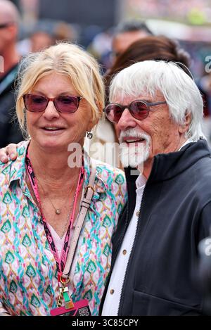 Budapest, Ungarn. August 2025. Bernie Ecclestone (GBR). 03.08.2025. Formel-1-Weltmeisterschaft, Rd 14, Großer Preis Von Ungarn, Budapest, Ungarn, Wettkampftag. Quelle: James Moy/Alamy Live News Stockfoto