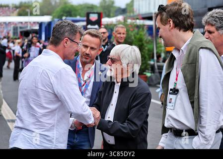 Budapest, Ungarn. August 2025. Bernie Ecclestone (GBR). 03.08.2025. Formel-1-Weltmeisterschaft, Rd 14, Großer Preis Von Ungarn, Budapest, Ungarn, Wettkampftag. Quelle: James Moy/Alamy Live News Stockfoto