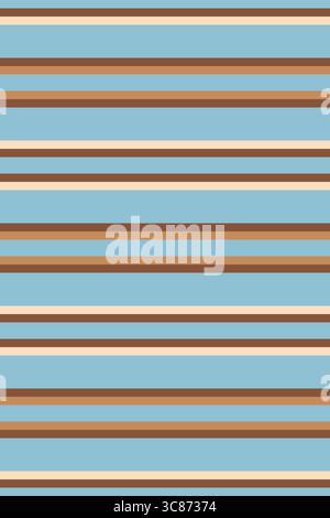 Nahtloses Gewebe, Hintergrund mit traditionellem Strukturmuster. Bockup vertikale Streifen Textil Vektor in Orange und Cyan Farbpalette. Stock Vektor