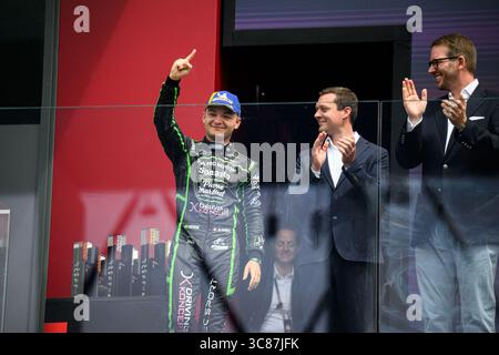Budapest, Ungarn. August 2025. #16 Mathys Jaubert (FRA, Martinet von Almeras), Porsche Mobil 1 Supercup beim Hungaroring am 3. August 2025 in Budapest, Ungarn. (Foto von HOCH ZWEI) Credit: dpa/Alamy Live News Stockfoto