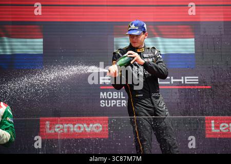 Budapest, Ungarn. August 2025. #12 Flynt Schuring (NLD, Schumacher CLRT), Porsche Mobil 1 Supercup beim Hungaroring am 3. August 2025 in Budapest, Ungarn. (Foto von HOCH ZWEI) Credit: dpa/Alamy Live News Stockfoto