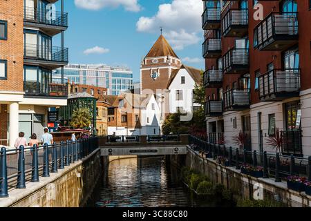 Charter Quay in Kingston upon Thames, London, England Stockfoto