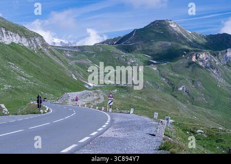 Die Großglockner Alpenhochstraße in Österreich Stockfoto