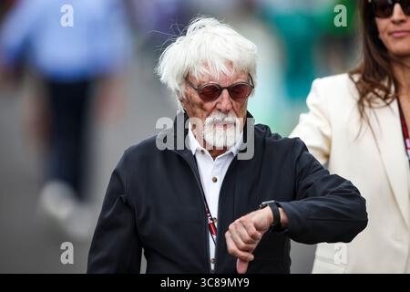 Budapest, Ungarn. August 2025. Bernie Ecclestone (GBR), F1 Grand Prix von Ungarn am 3. August 2025 in Budapest, Ungarn. (Foto von HOCH ZWEI) Credit: dpa/Alamy Live News Stockfoto