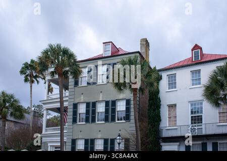 Szenen aus The Battery, Charleston, South Carolina, USA Stockfoto