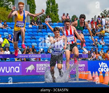 Birmingham, Großbritannien, Alexander Athletics Stadium. August 2025. Novuna Leichtathletik-Meisterschaften 2025. Im Bild: Mark Dunn/Alamy Live News Stockfoto