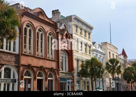 Szenen aus dem Charleston Historic District auf der Halbinsel, Charleston, South Carolina, USA Stockfoto