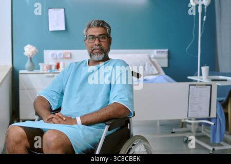 Porträt eines behinderten Menschen mittleren Alters Stockfoto