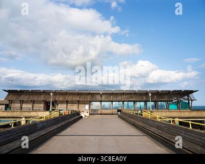 Deal Pier Kitchen am Ende des Piers in Deal Kent England Stockfoto