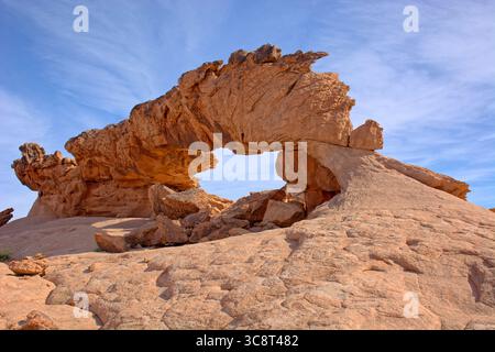 Natural Arch at Sunset in Grand Staircase-Escalante, Utah Stockfoto