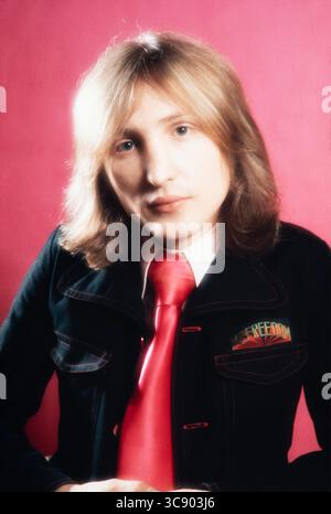 Dale Griffin. Schlagzeuger der britischen Rockband Mott The Hoople. Stockfoto