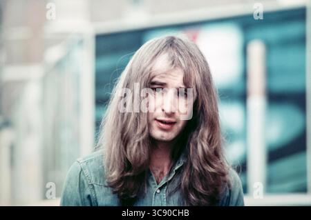 Pete Overend Watts. Bassist der britischen Rockgruppe Mott the Hoople. Stockfoto