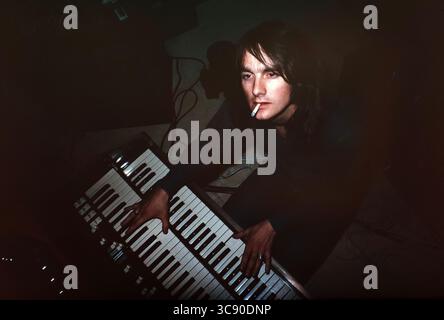 Verden Allen, Keyboarder der britischen Rockgruppe Mott the Hoople. Stockfoto
