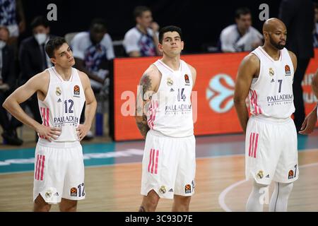 11. März 2021, Madrid, Spanien: Gabriel Deck von Real Madrid während des Turkish Airlines EuroLeague-Spiels zwischen Real Madrid im Wizink Center in Madrid. (Kreditbild: © Indira/DAX via ZUMA Wire) Stockfoto