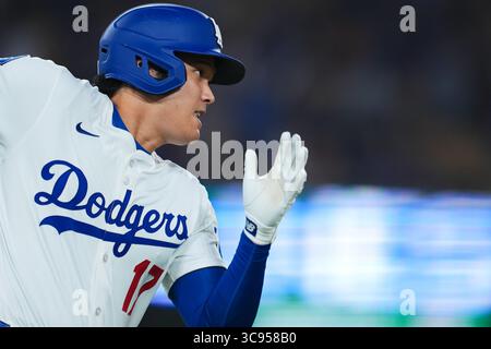 Kalifornien, USA. August 2025. Shohei Ohtani, (Dodgers), 4. August 2025: Baseball: Shohei Ohtani, (Dodgers), MLB-Spiel zwischen Los Angeles Dodgers und St. Louis Cardinals im Dodger Stadium in Kalifornien, USA. Creative 2/AFLO/Alamy Live News Stockfoto